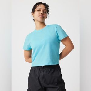 Outdoor Voices Everyday Short Sleeve T Shirt in Capri